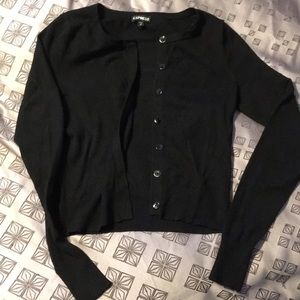 Black express cardigan xs